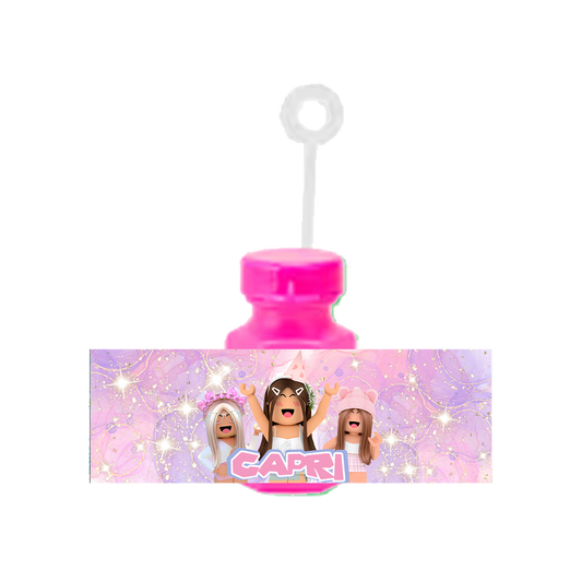 Roblox Girl Mini Bubbles Stickers (12Pk)
