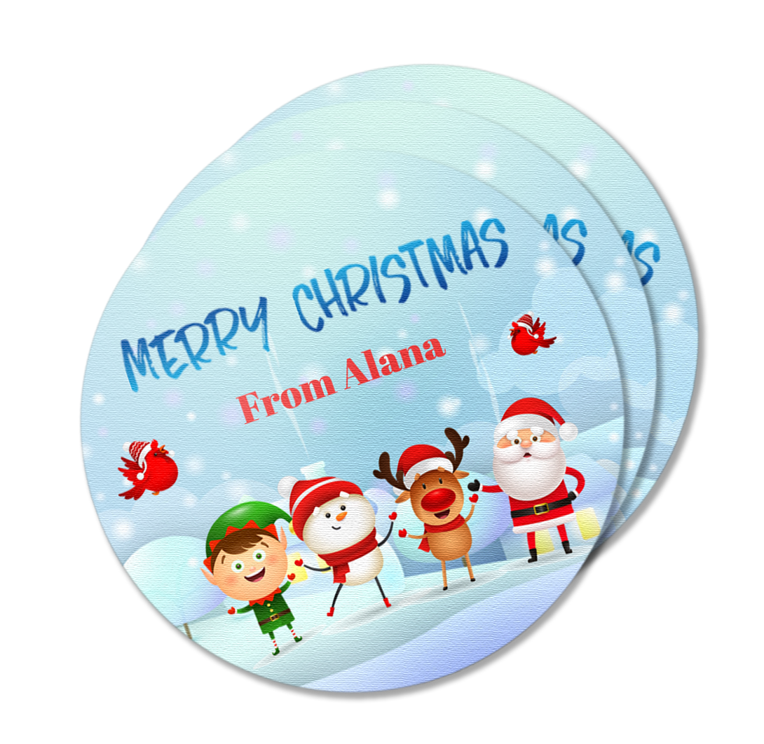 Santa & Friends Stickers Pack