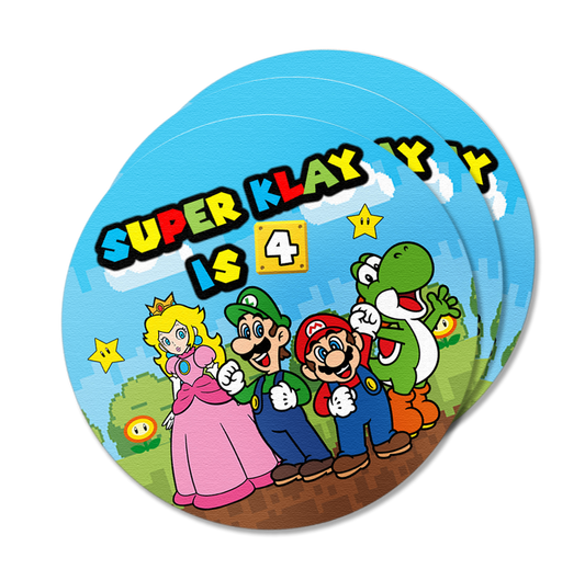 Super Mario Theme Stickers Pack