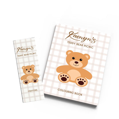 Teddy Bear Picnic Colouring Book & Crayons