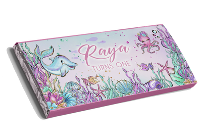 Under the Sea Themed Chocolate Bar