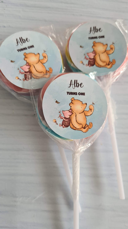 Classic Winnie the Pooh Lollipops -12pk