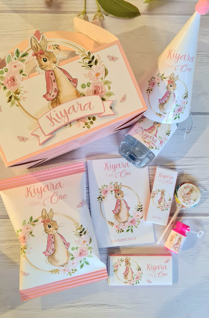 Pink Peter Rabbit Party Box