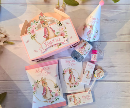 Pink Peter Rabbit Party Box