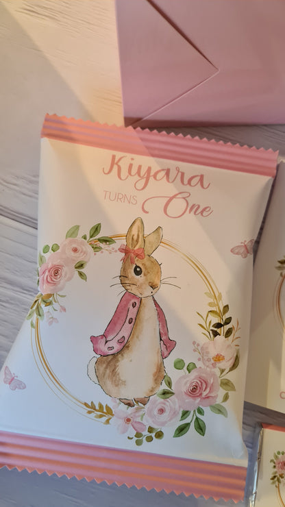 Peter Rabbit Popcorn Bag Pink Peter Rabbit