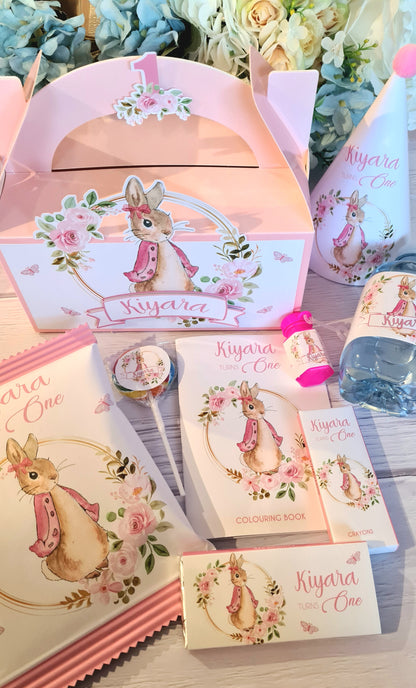 Pink Peter Rabbit Party Box