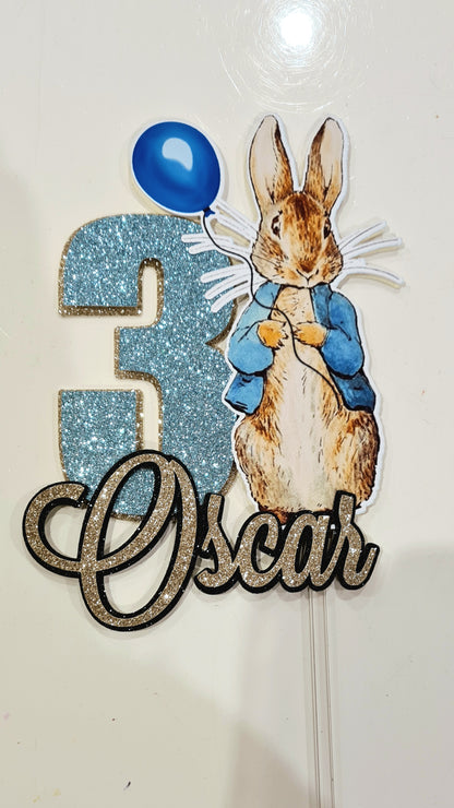 Peter Rabbit Cake Topper