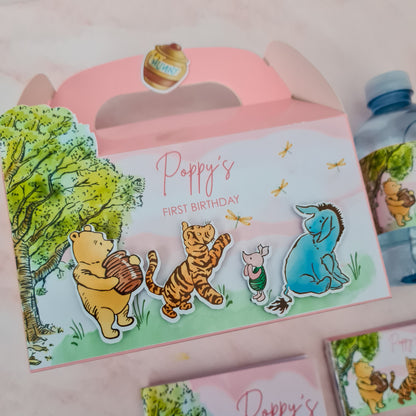 Winnie the Pooh Classic Pink Party Box