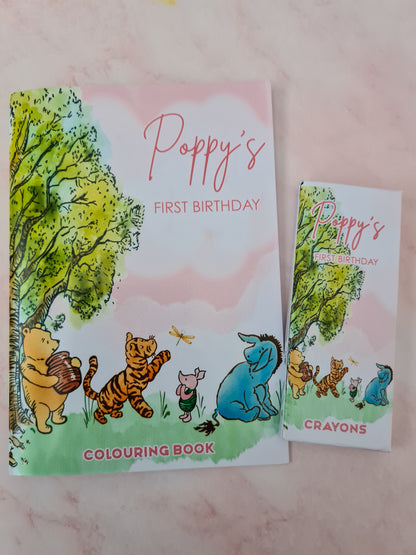 Winnie the Pooh Classic Pink Party Box