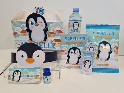 Penguin Themed Birthday Party Box