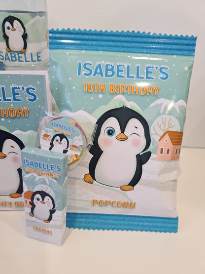 Penguin Themed Birthday Party Box