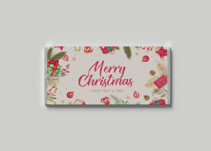 Christmas Ornaments Chocolate Bar